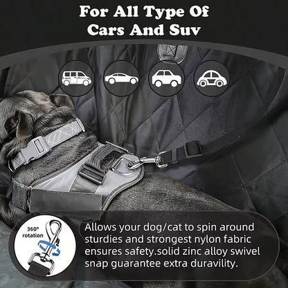 Dog Seat Belt for Vehicle Secure, Pet Car Tether Safety Leash for Dogs in Vehicles, Dog Seatbelt Tether, Christmas Gift