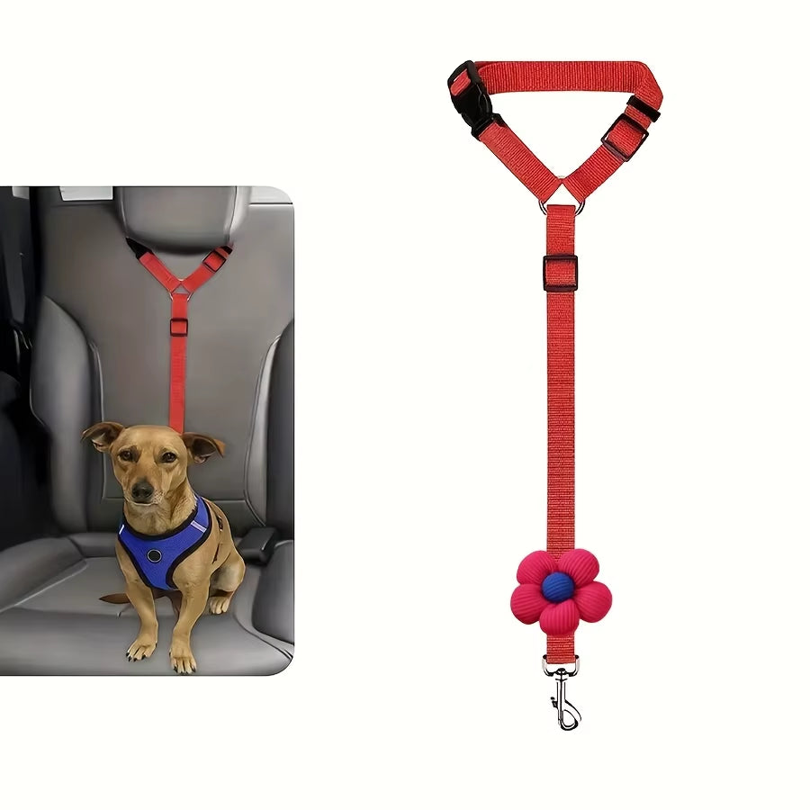 Dog Seat Belt for Vehicle Secure, Pet Car Tether Safety Leash for Dogs in Vehicles, Dog Seatbelt Tether, Christmas Gift