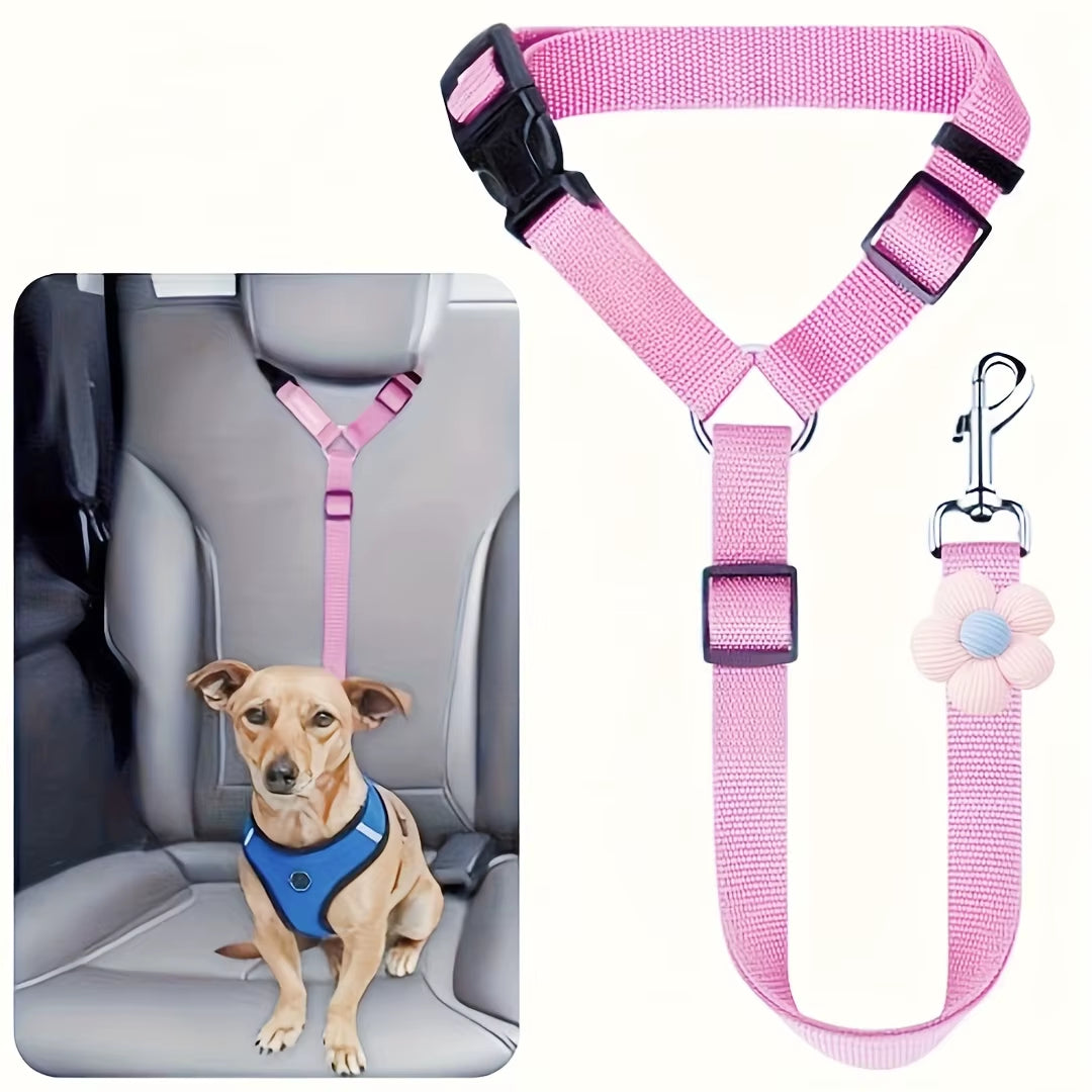 Dog Seat Belt for Vehicle Secure, Pet Car Tether Safety Leash for Dogs in Vehicles, Dog Seatbelt Tether, Christmas Gift