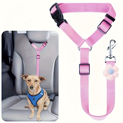 Dog Seat Belt for Vehicle Secure, Pet Car Tether Safety Leash for Dogs in Vehicles, Dog Seatbelt Tether, Christmas Gift